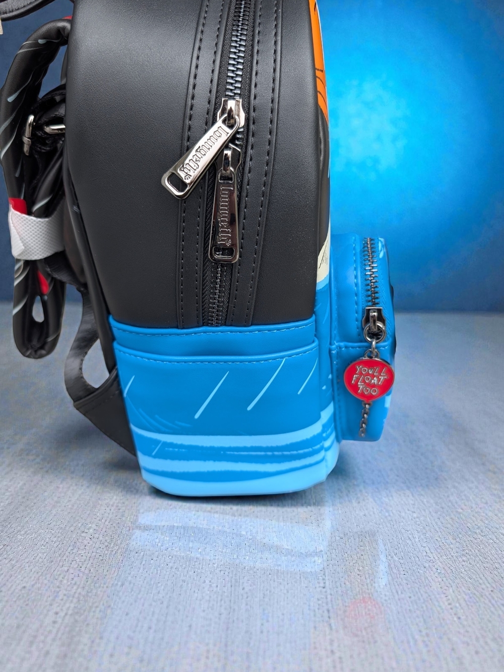 Loungefly IT Pennywise Georgie Raincoat Glow-in-the-Dark Mini Backpack (NWT) - Picture 2 of 7